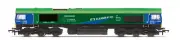 Hornby R30151 OO Gauge GBRf, HS2 Class 66, Co-Co, 66796 'The Green Progressor' -
