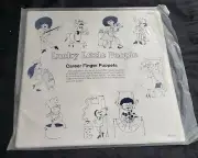 RAREVintage 70's LuckyLittlePeople Career Finger Puppets Set#6 NIB Grade 2-3 MCM