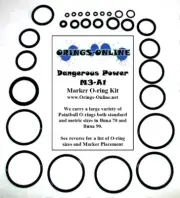 Dangerous Power DP M3-A1 Paintball Marker O-ring Oring Kit x 4 rebuilds / kits