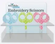 Riley Blake Dot Embroidery Scissors #6744, Sewing & Quilting Thread, 3.5"