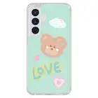 For Samsung S24 S23 S22 S21 ZFold ULTRA Shockproof Love Bear Case Cover