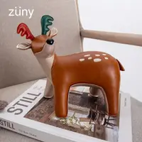 在飛比找ETMall東森購物網優惠-2023特別版zuny可愛動物擺件季節限定款圣誕節禮物小鹿巨