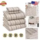 Luxury 100% Cotton Split King Sheets Set - 5 PCs, Breathable & Deep Pocket