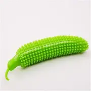 Cucumber toothbrush dog bite resistant molar stick dog toy bite glue small dog puppies teddy pet supplies puppy teething toys cleaning expends energy grinding teeth (Color : Green)