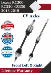 New OE Front CV Axles For 2013-2019 Lexus RC300/RC350/GS350 Lifetime Warranty (for: Lexus)