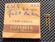 WITTNAUER 11ES Watch Hands Gilt Baton 26mm