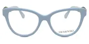 Swarovski SK2004 1006 Men's Glasses Blue Size 52 - Private Health Rebate - Blue Light Block Available