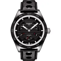 在飛比找PChome24h購物優惠-TISSOT PRS516 系列小秒針機械腕錶-黑/42mm