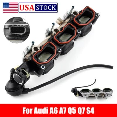 Right Side Intake Manifold 06E133110AF For Audi A6 A7 Q5 Q7 S4 VW Touareg 3.0T