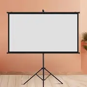 Foldable Portable Movie Screen, Convenient Projection Screen Stand Easy Clean Projector Screen for Home Theater Backyard Movie Nights Backyard Parties(146x110cm/57x43in)