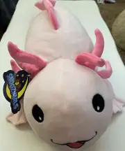 Snoozimal 20" Axolotl Pillow Plush Cute Pink VHTF RARE * Brand New With TAG