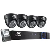 UL-tech CCTV Camera Security System Home 8CH DVR 1080P 4 Dome Cameras 1TB Drive