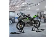 Oppsbuy Motorcycle Stands Front & Rear Heavy-Duty Motorbike Lift Paddock Heavy Duty
