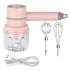 Hand Mixer Cordless Electric Blender Portable Multi-Purpose Food Beater for8879