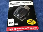 SD/SDHC/microSD USB Memory Card Reader