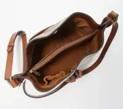 Patricia Nash - Leather Accadia Bucket Drawstring Crossbody Bag - Mauve Pink