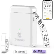 Mini Label Maker Machine with Tape Portable Bluetooth Mini Label Printer