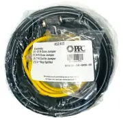 HIGH SPEED DATA KIT: 2 Coax Cables + 1 Cat 5E Ethernet Cable + 2-Way Splitter