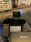 PRADA PR 17WS 1AB5S0 Black Dark Grey 49 mm Women's Sunglasses