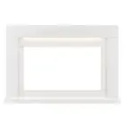 Ruby Electric Fireplace Heater White Mantel