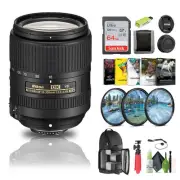 Nikon AF-S DX NIKKOR 18-300mm f/3.5-6.3G ED VR Lens (2216) + 64GB Memory Card -
