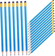 OFFSCH Multifunctional Erasable Pencils 36pcs Blue Pencil Set Wooden Drawing Erasers for Art