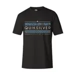 美國百分百【全新真品】QUIKSILVER 閃銀 T恤 T-SHIRT 短袖 衝浪 潮流 LOGO 黑色 S號 G672