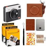 Kodak Instant Camera Mini Shot 3 Retro Cartridge + Accessories Bundle