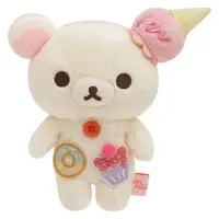在飛比找momo購物網優惠-【San-X】拉拉熊 甜點樂園系列 絨毛娃娃 甜點裝扮 牛奶