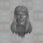 Gambit AoA Horseman Death v2 custom head for Marvel Legends & other figures