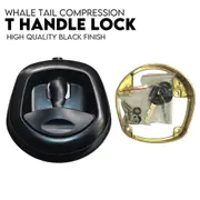 Robusto Black Whale Tail Handle Lock Latch/Compression Trailer Ute Toolbox Tool Boxes