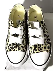 L&D Children's Memory Foam Slip Ons Leopard Print Size 5