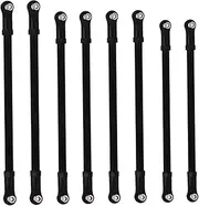 GLEAVI 8pc 313mm Aluminum Alloy Rc Car Pull Rod Set for Scx10 90046 90047 Models