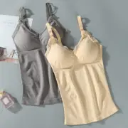 Women's Nursing Tank Top Camisoles Built in Bra Breastfeeding Maternity Bra