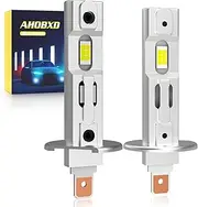 AHOBXD H1 Fog Light Bulbs 6500K White Super Bright 30000LM 600% Plug and Play Car Fog Light Bulbs Pack of 2