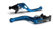 LSL Clutch lever BOW L66R, short, blue/silver