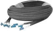 20-100m LC-LC 4 cores Flat Butterfly Fiber Patch Cord LC-LC/SC/FC/ST Single Mode(50M,FC-FC)