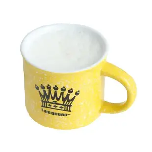 出口手繪潑墨風陶瓷紅色黃色咖啡杯兒童水杯早餐杯牛奶杯馬克杯子