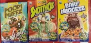 Orb Organicks Poopi Puffz, Snotty O's, Barf Nuggets Slime. With smelly scents