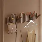 Coat Rack Space Saving Wall Mounted Wooden Ornament Hat Rack Wall Hooks