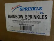 25 LB RAINBOW SPRINKLES - Carnival Mix - Baking Ice Cream Cookie Desserts Bulk