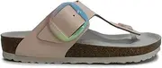 [Birkenstock] Unisex Gizeh Big Buckle Natural Leather Sandals