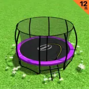 Kahuna 12 ft Trampoline - Purple