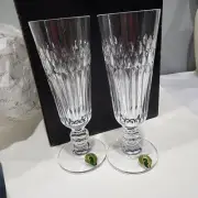 NIB Waterford Crystal, Donal Flutes, Set Of 2, Org Box