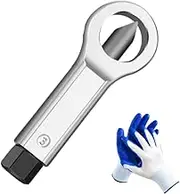 Metal Nut Splitter Cracker, Rusty Nut Breaker Tool, Heavy Duty Nut Separator Cracker for Broken Damaged Corroded Screw Nuts Removal Splitting Extractor Kits with Gloves (3#)