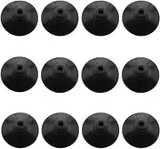 Wantane Fish Tank Suction Cup Clips Black Sucker Clips Aquarium Suction Cup Clips Fish Tank Attachments for Tank Pump, Overhead Line Tube,etc. （28mm/1.1inch）-12PCS