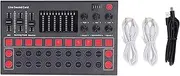 Voice Changer Sound Board LED Display Noise Reduction Dual Channel Sound Card Recording Studio DJ Live Performance