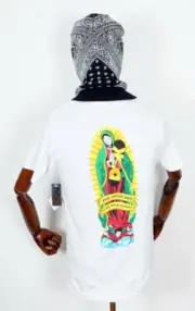 DGK Skateboards t-shirt Tee Guadalupe Premium Fit white IN S Dirty Ghetto Kids