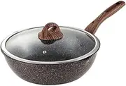 Stainless Steel Wok Pan, Woks and Stir Fry Pans, Professional Chef Cooking Pan - Dishwasher & Oven Safe Frying Pans Cookware for Gas/Electric/Induction Cooktops(30cm)