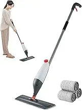 Spray Mop - Floor Cleaning Wet Spray Mop | Large Capacity Washable Pad Removable Clean Supplies for Marble Wood Tile Home Commercial